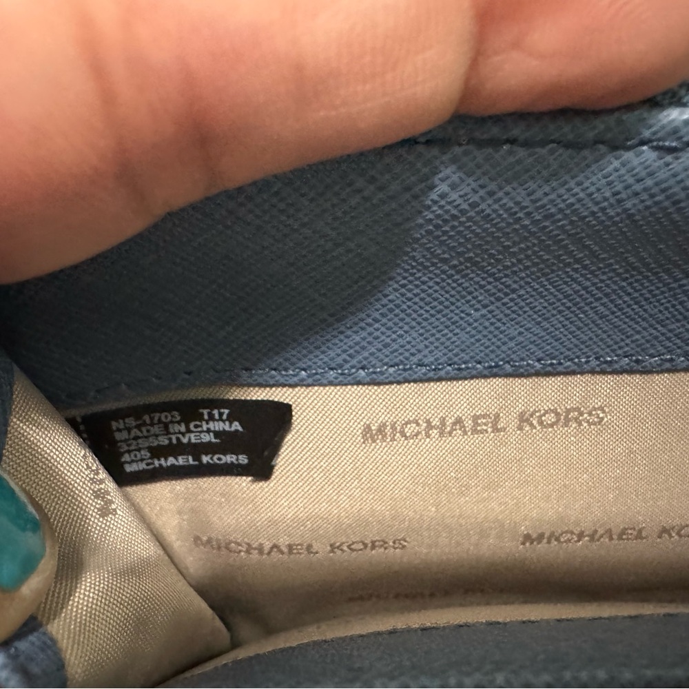 Michael Kors Slate Blue Tote and Wallet Set - Picture 15 of 15